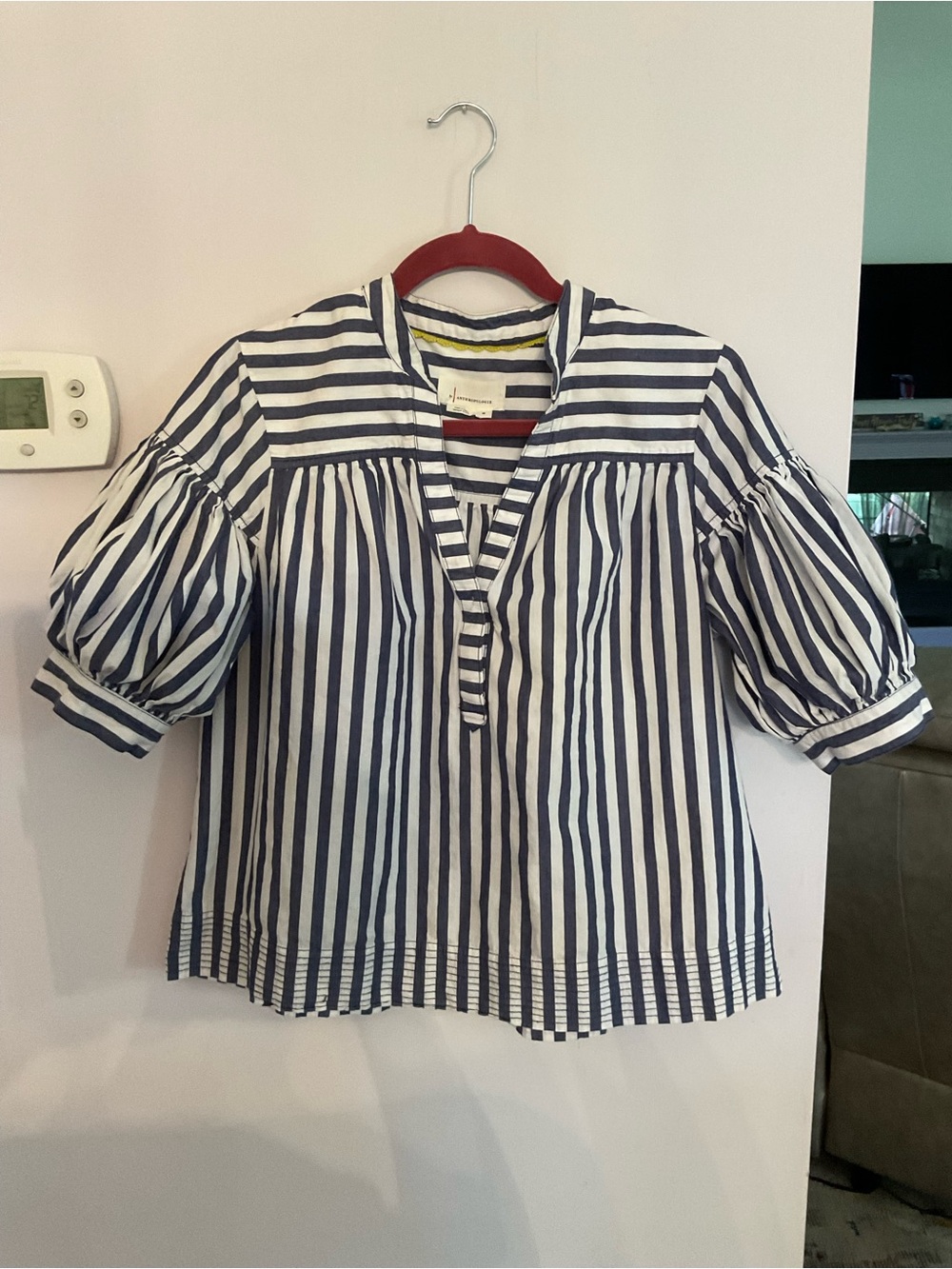 Anthropologie Darcey Popover Swing Top